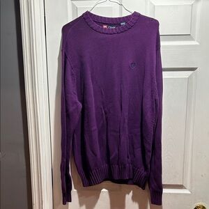 Men’s Chaps Classic Purple Sweater XXL